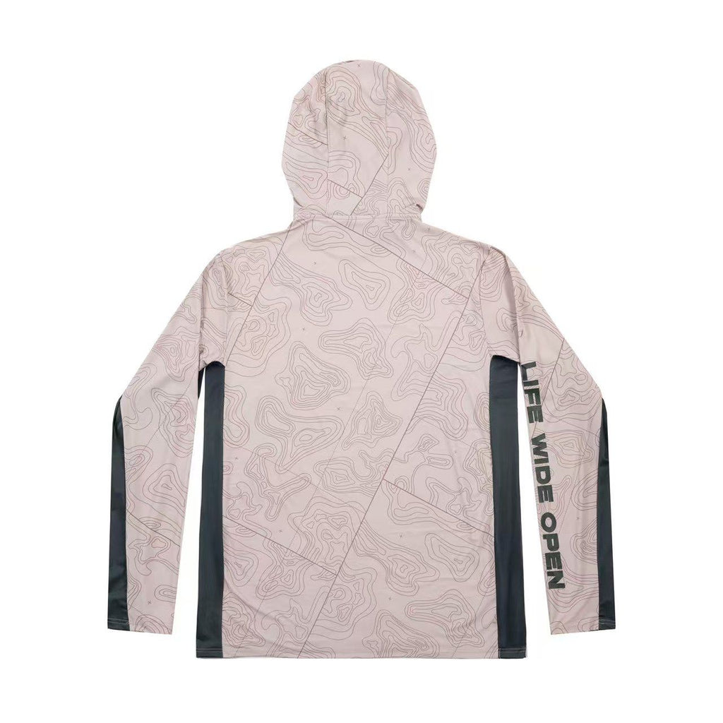 Topographic Camo Fishing Hoodie T-Shirts, Sweatshirt | CoreVibeTees.com (Image 2)