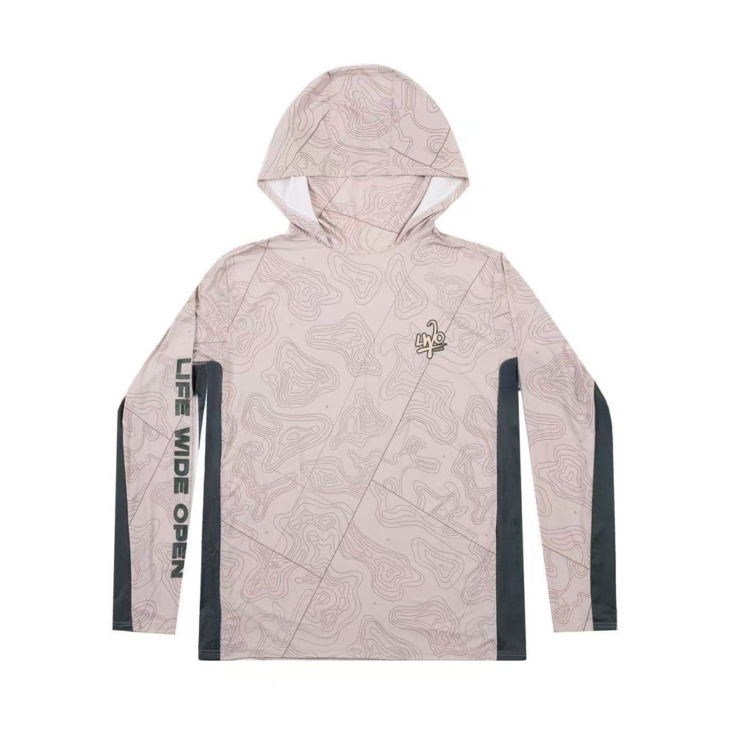 Topographic Camo Fishing Hoodie T-Shirts, Sweatshirt | CoreVibeTees.com (Image 1)