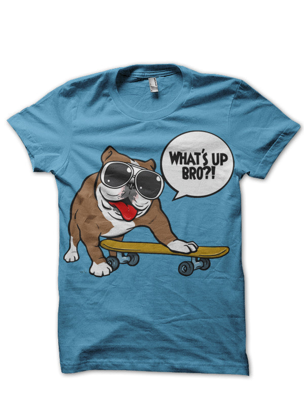 Whatsup Bro Sky Blue Tee Hoodie, Sweatshirt | CoreVibeTees.com