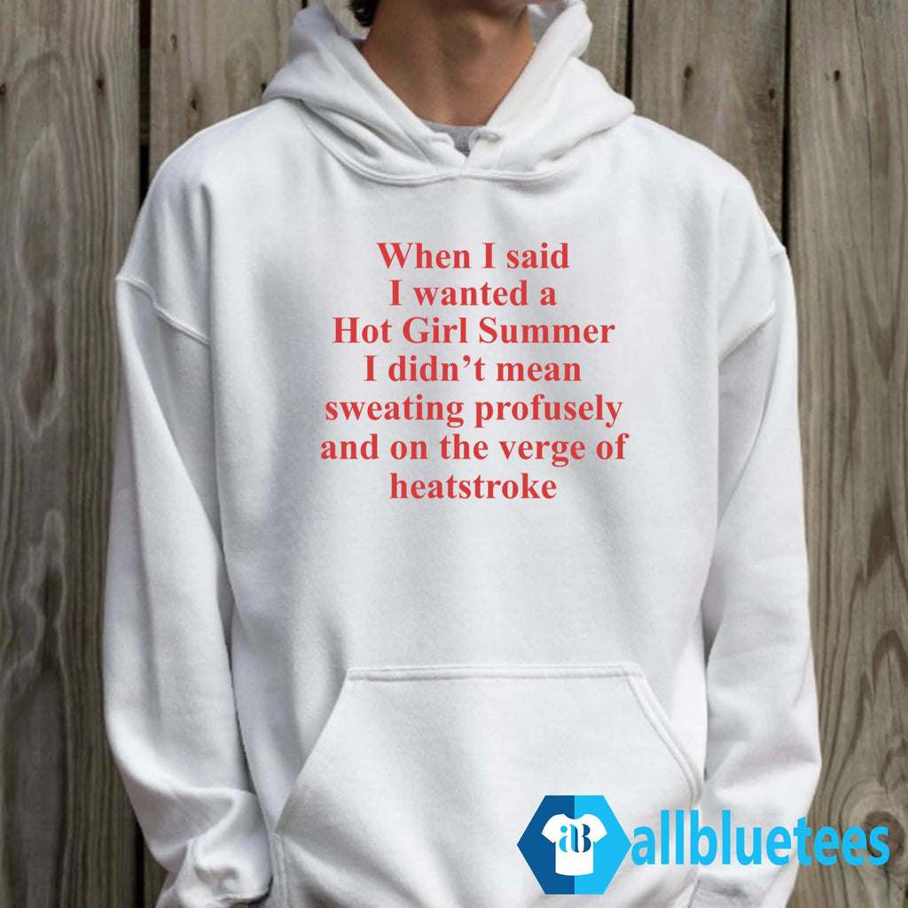 When I Said I Wanted A Hot Girl Summer Shirt