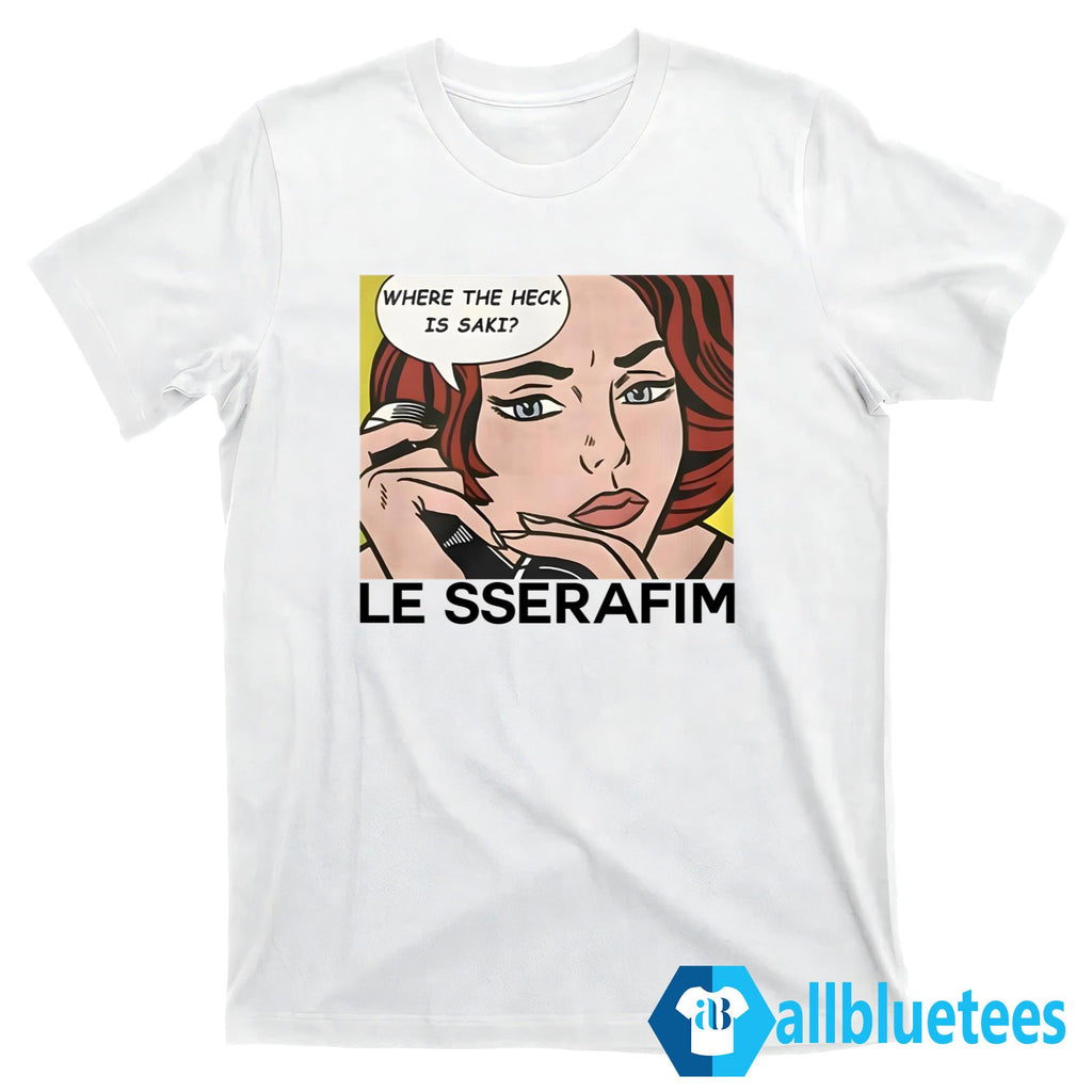 Where The Heck Is Saki Le Sserafim Shirt