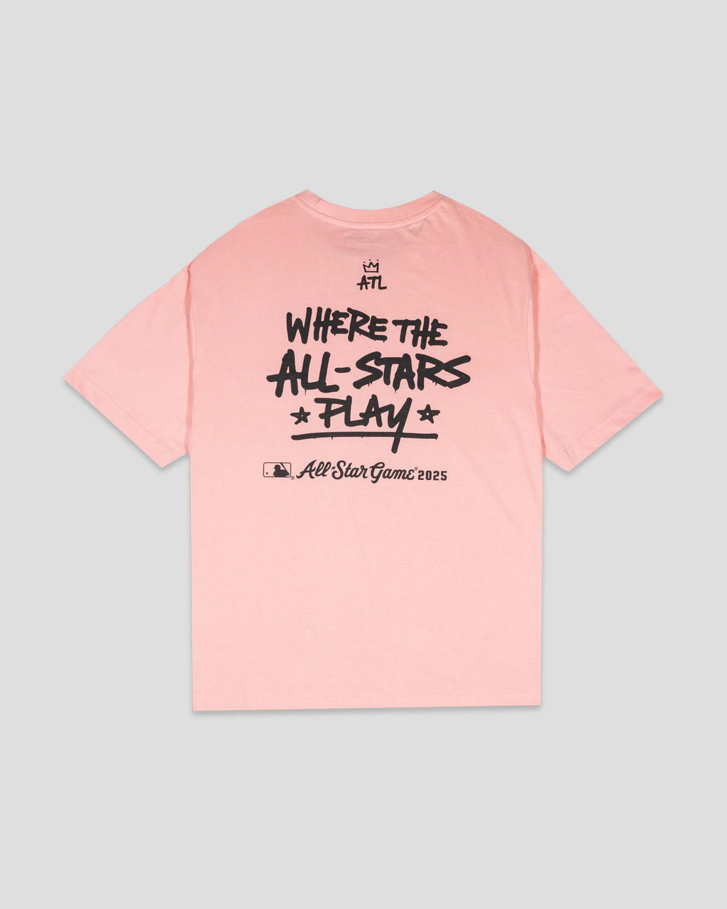Where the All-Stars Play Oversized Diamond Pima T-Shirt (Pink) - All-Star Game 2025 Hoodie, Sweatshirt (Image 1)