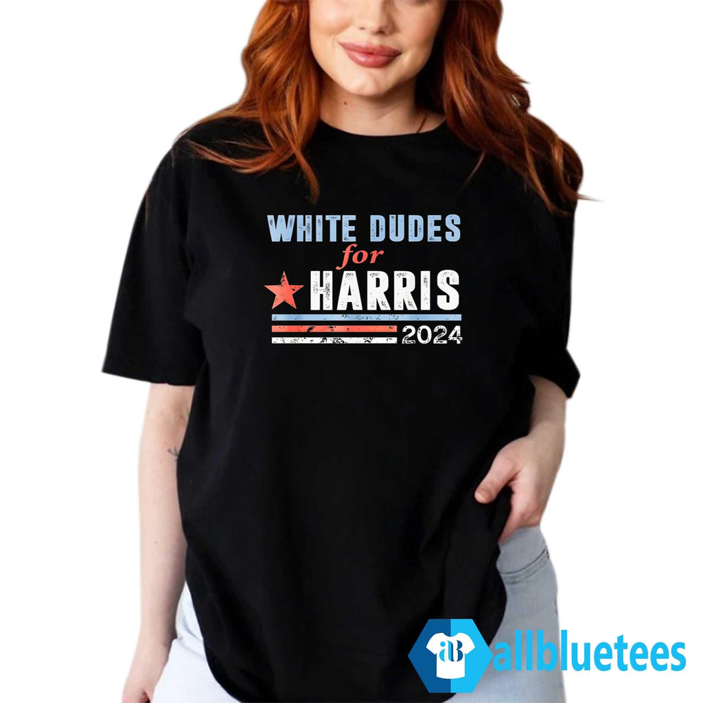 White Dudes For Harris 2024 Shirt
