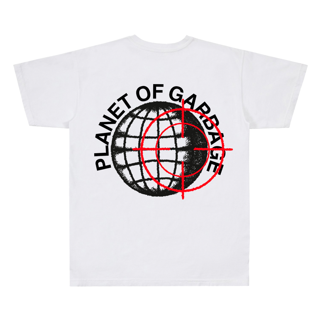 Structures - Planet of Garbage White Shirt Hoodie, Sweatshirt | CoreVibeTees.com (Image 3)