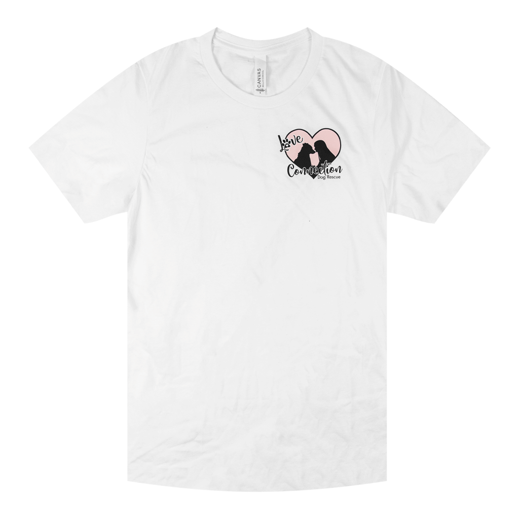 Logo White T-Shirt Hoodie, Sweatshirt | CoreVibeTees.com (Image 1)