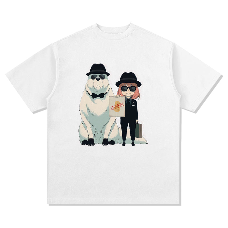 Anya Forger and Bond Forger Spy x Family "Anime" TEE Hoodie, Sweatshirt | CoreVibeTees.com (Image 4)