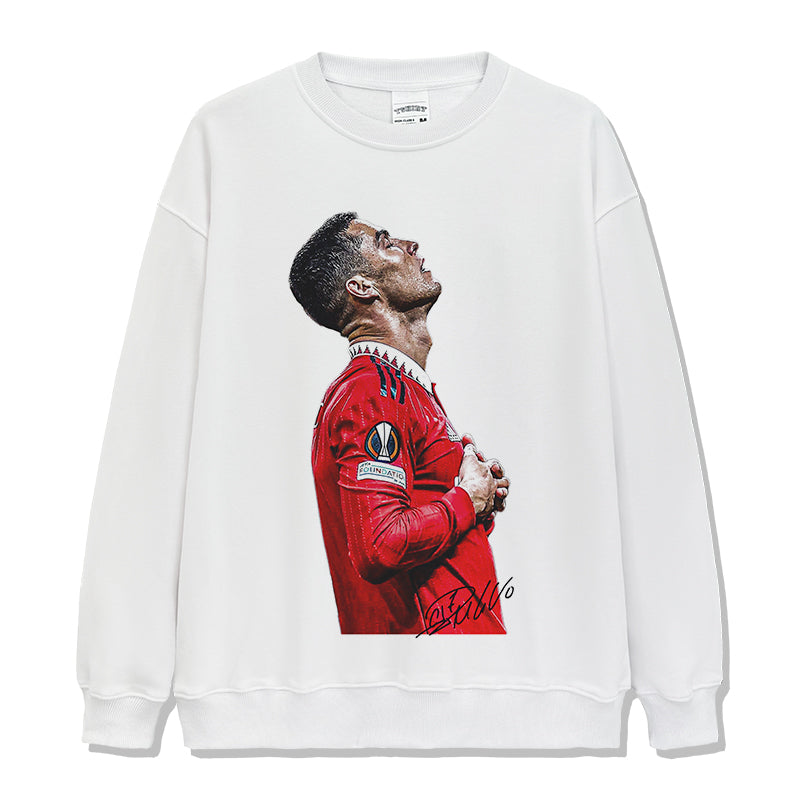 Cristiano Ronaldo "Signature"Sweatshirt T-Shirts, Hoodie | CoreVibeTees.com (Image 3)