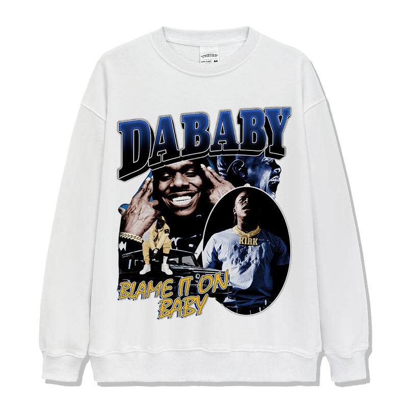 Blame It On Baby By DaBaby Sweatshirt T-Shirts, Hoodie | CoreVibeTees.com (Image 3)