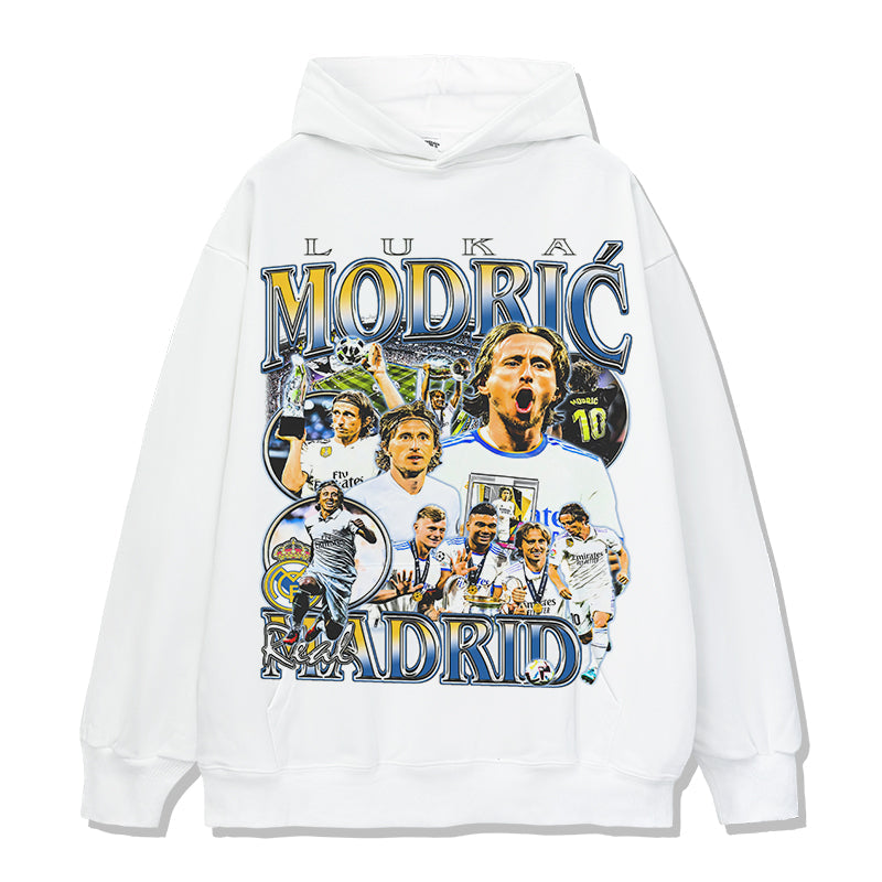 Luka ModriÄ‡ "Real Madrid"Hoodie T-Shirts, Sweatshirt | CoreVibeTees.com (Image 3)
