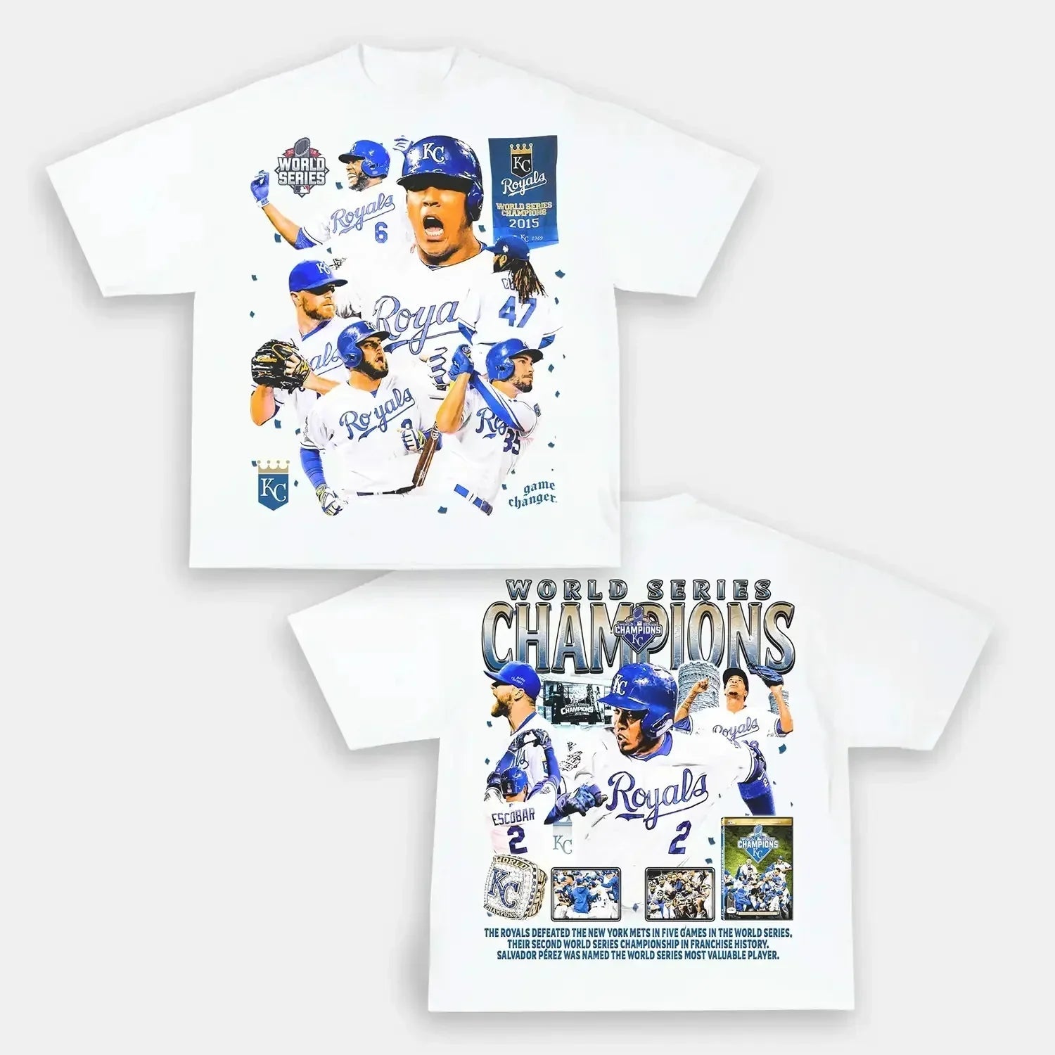 World Series champs Royals Back Design TEE Hoodie, Sweatshirt | CoreVibeTees.com (Image 3)