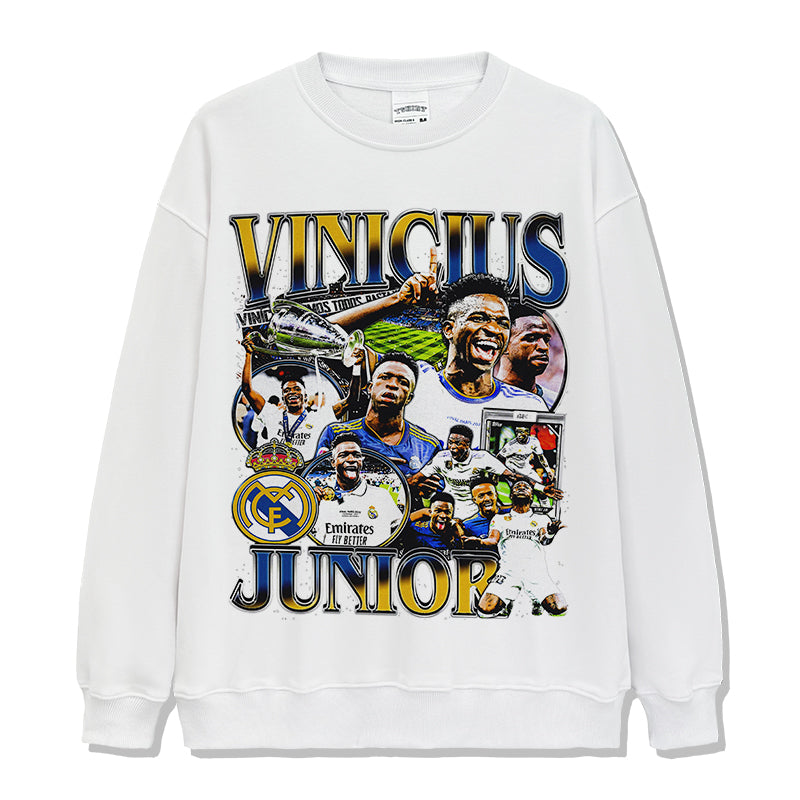 Vinicius Junior Sweatshirt T-Shirts, Hoodie | CoreVibeTees.com (Image 3)
