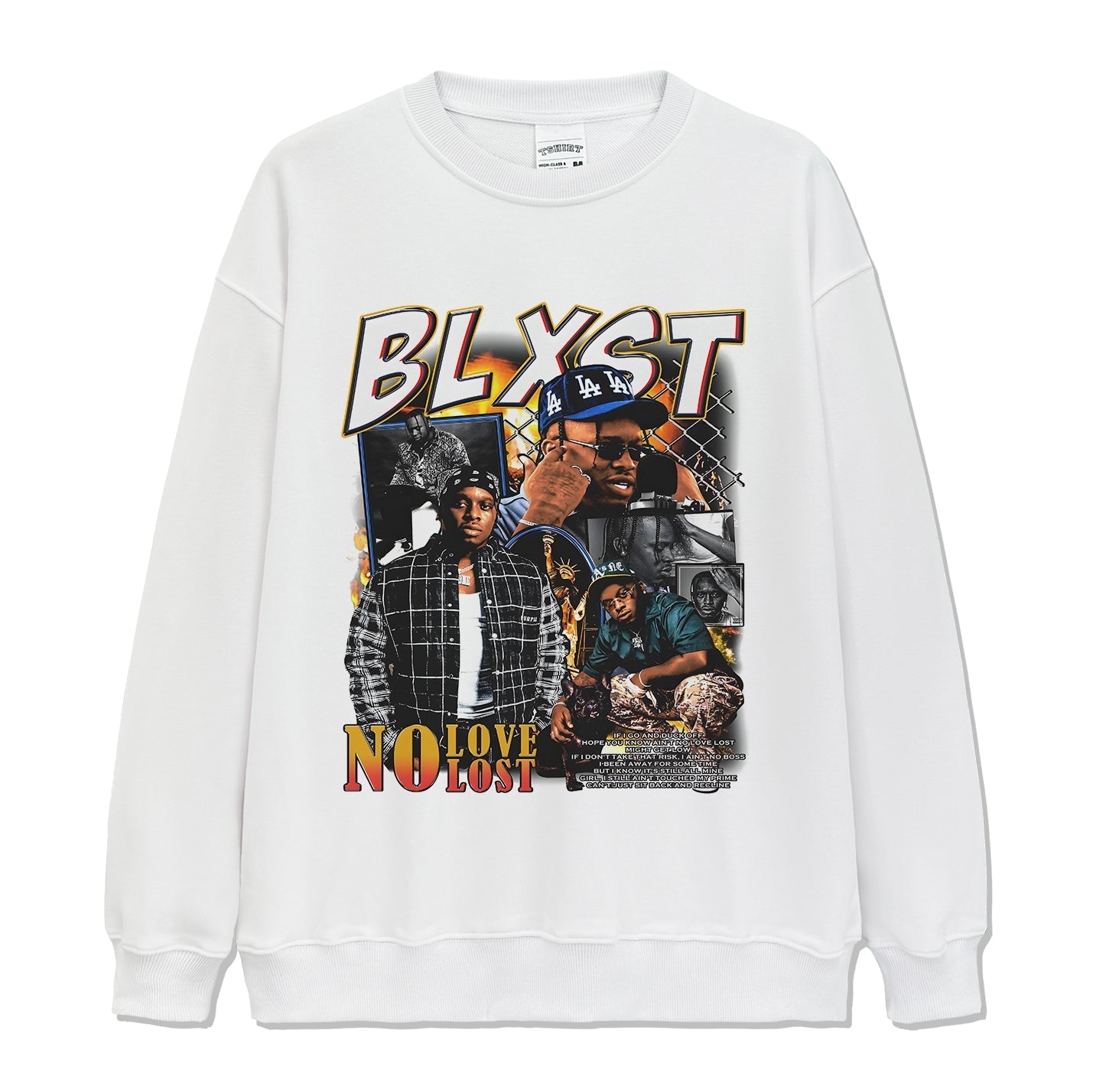 NO LOVE LOST By BLXST Sweatshirt T-Shirts, Hoodie | CoreVibeTees.com (Image 3)