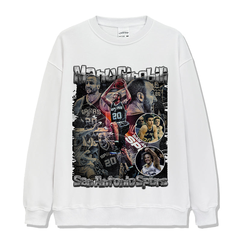 Manu Ginobili Sweatshirt NBA T-Shirts, Hoodie | CoreVibeTees.com (Image 3)