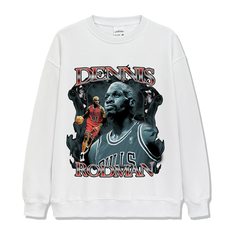 Dennis Rodman Sweatshirt NBA T-Shirts, Hoodie | CoreVibeTees.com (Image 3)