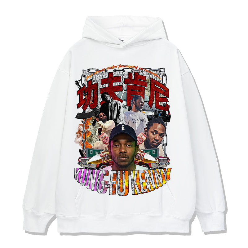 Kungfu Kenny By Kendrick Lamar Hoodie T-Shirts, Sweatshirt | CoreVibeTees.com (Image 3)