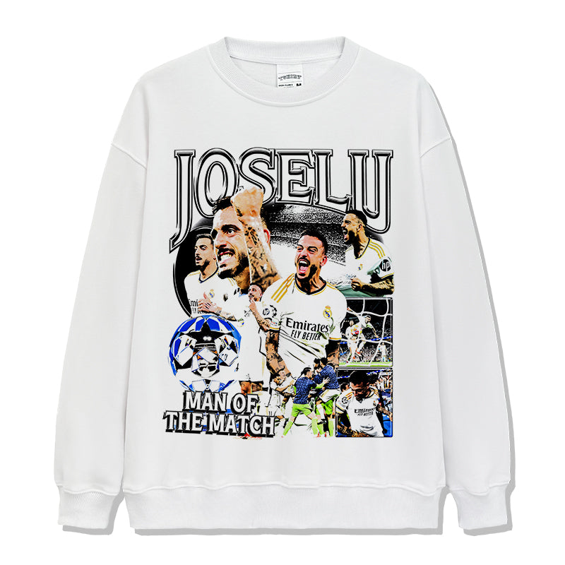 Joselu "Man Of The Match"Sweatshirt T-Shirts, Hoodie | CoreVibeTees.com (Image 3)