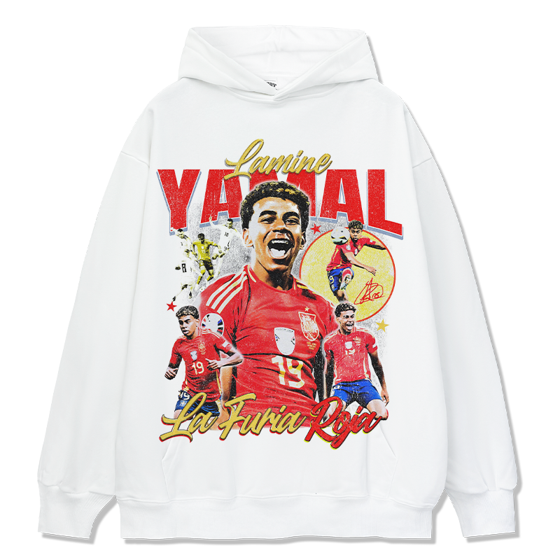 Lamine Yamal "La Furia Roja"Hoodie T-Shirts, Sweatshirt | CoreVibeTees.com (Image 3)