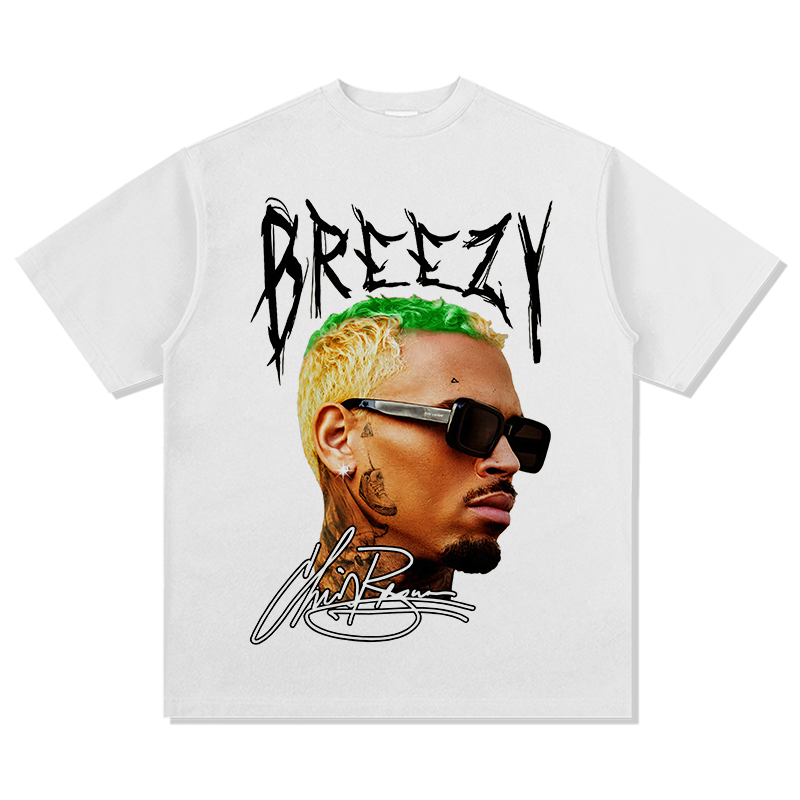 Breezy Chris Brown Signature TEE Hoodie, Sweatshirt | CoreVibeTees.com (Image 4)