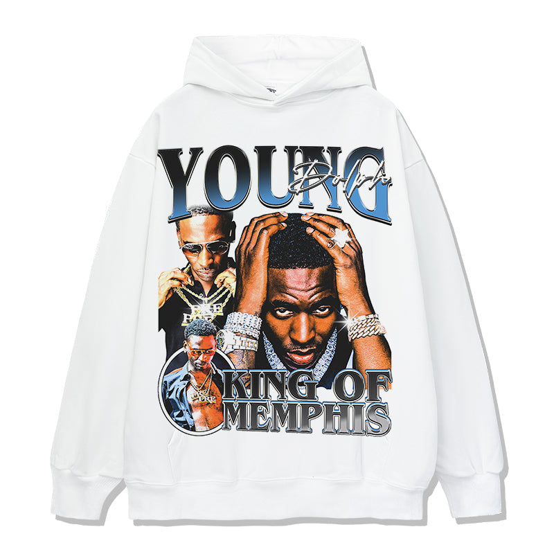 King Of Memphis By Young Dolph Hoodie Style001 T-Shirts, Sweatshirt | CoreVibeTees.com (Image 3)