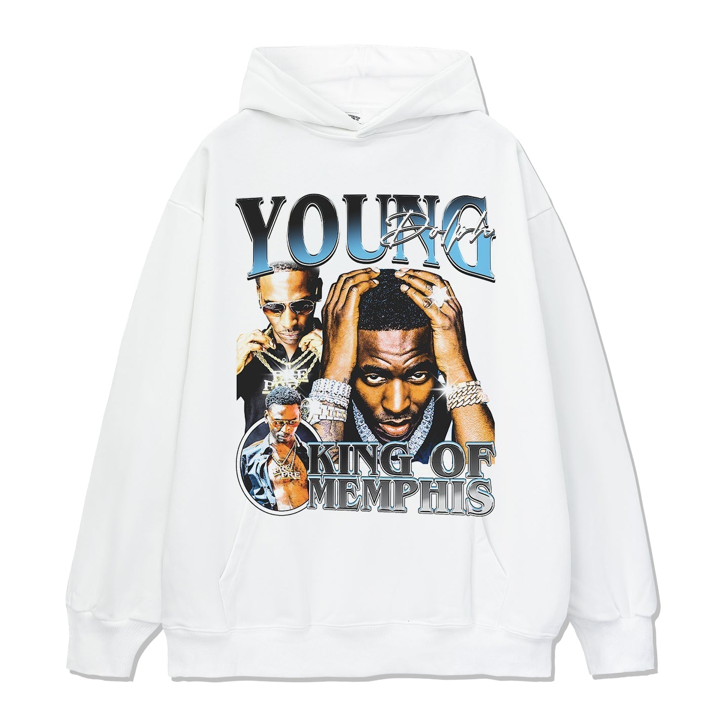 King Of Memphis By Young Dolph Hoodie T-Shirts, Sweatshirt | CoreVibeTees.com (Image 3)