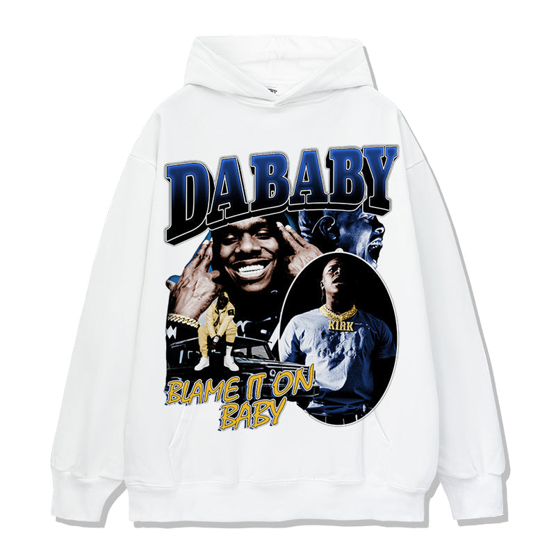 Blame It On Baby By DaBaby Hoodie T-Shirts, Sweatshirt | CoreVibeTees.com (Image 3)