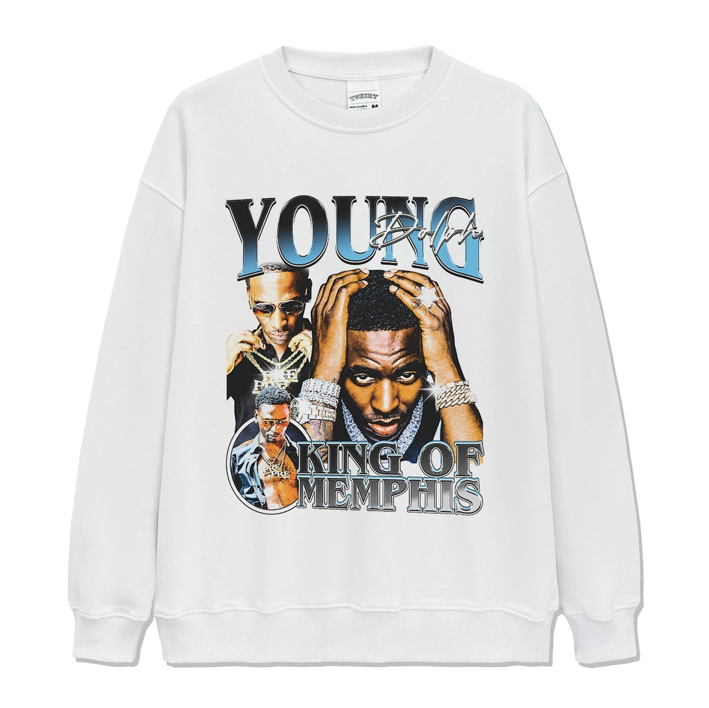 King Of Memphis By Young Dolph Sweatshirt T-Shirts, Hoodie | CoreVibeTees.com (Image 3)