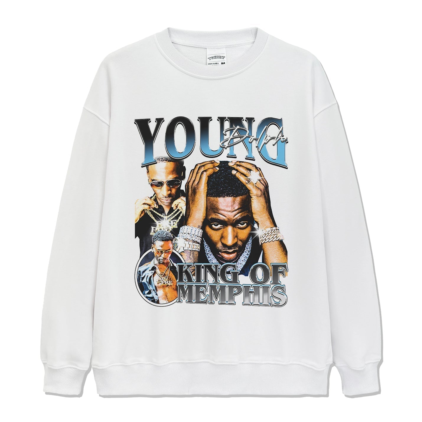 King Of Memphis By Young Dolph Sweatshirt T-Shirts, Hoodie | CoreVibeTees.com (Image 3)