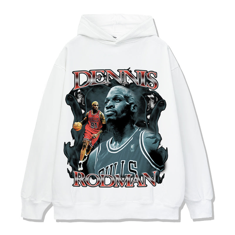 Dennis Rodman HOODIE NBA T-Shirts, Sweatshirt | CoreVibeTees.com (Image 3)