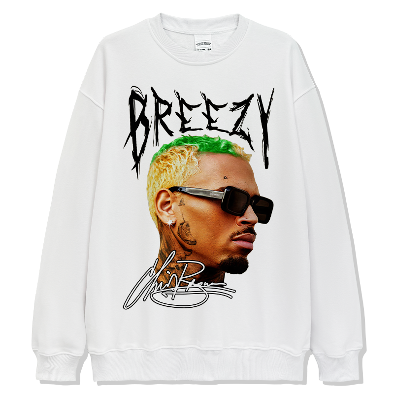 Breezy Chris Brown Signature Sweatshirt T-Shirts, Hoodie | CoreVibeTees.com (Image 3)