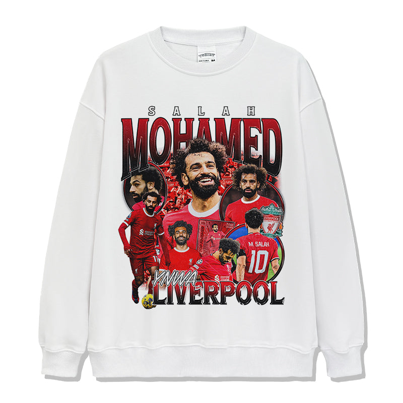 Ynwa Liverpool By Mohamed Salah Sweatshirt T-Shirts, Hoodie | CoreVibeTees.com (Image 3)