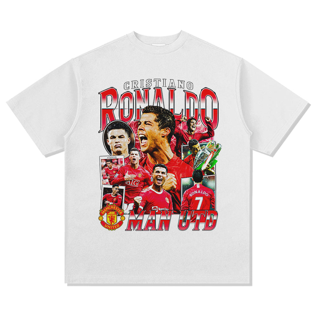 Cristiano Ronaldo Manchester United Tee Hoodie, Sweatshirt | CoreVibeTees.com (Image 4)