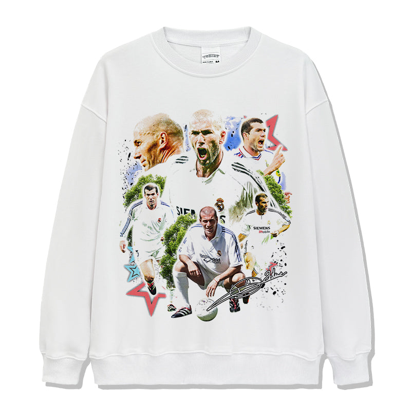 Zinedine Zidane "Signature"Sweatshirt Style001 T-Shirts, Hoodie | CoreVibeTees.com (Image 3)