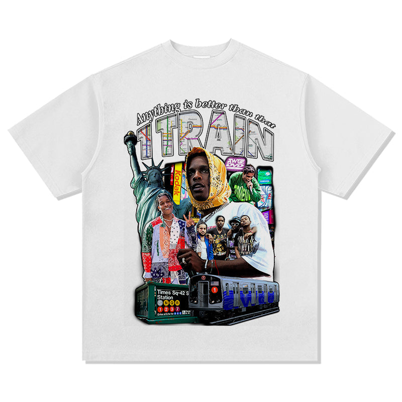 Anything is better than that 1 Train By Asap Rocky TEE Hoodie, Sweatshirt | CoreVibeTees.com (Image 4)