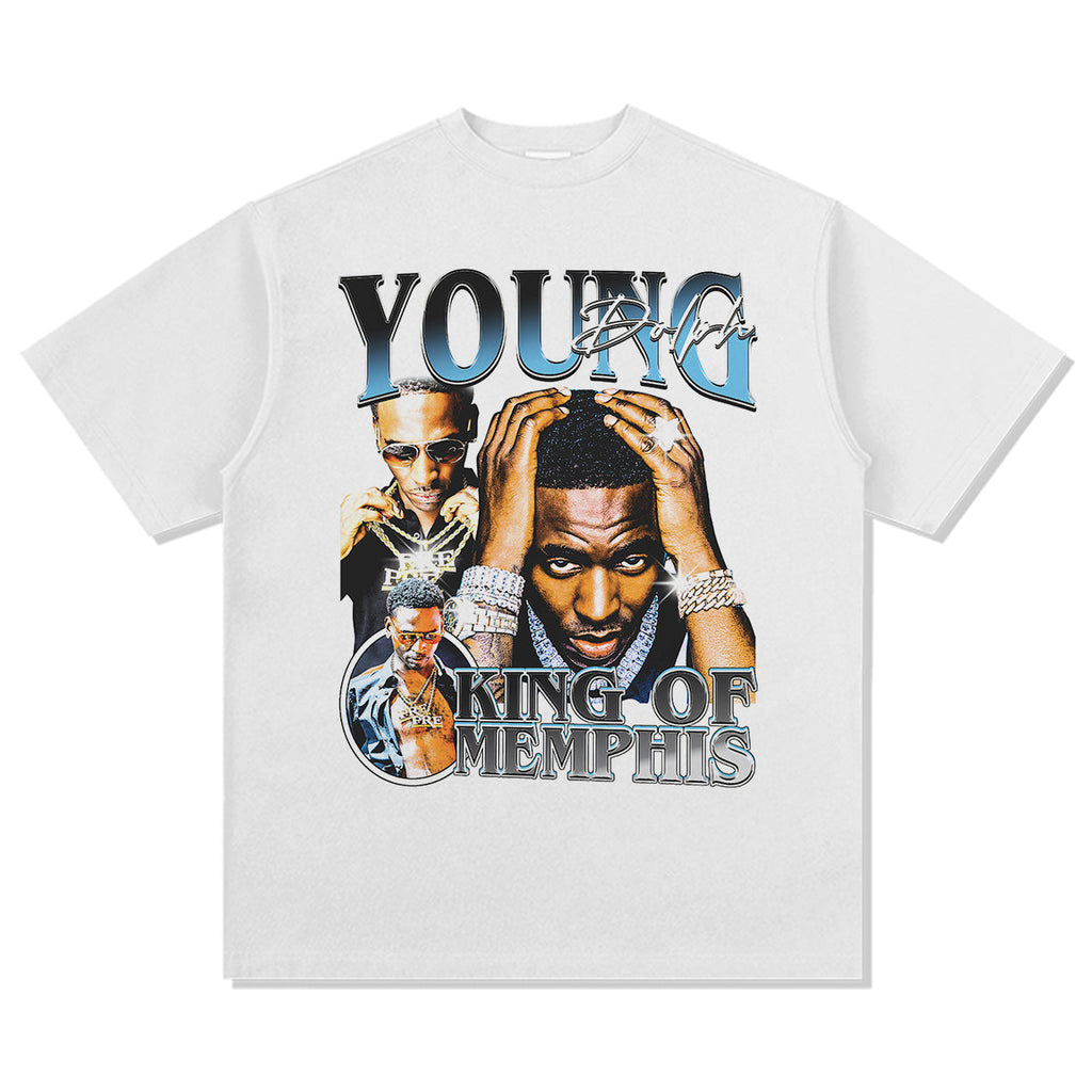 King Of Memphis By Young Dolph Tee Hoodie, Sweatshirt | CoreVibeTees.com (Image 4)