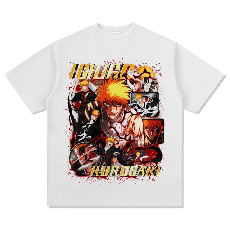 Ichigo Kurosaki Bleach "Anime" TEE Hoodie, Sweatshirt | CoreVibeTees.com (Image 4)