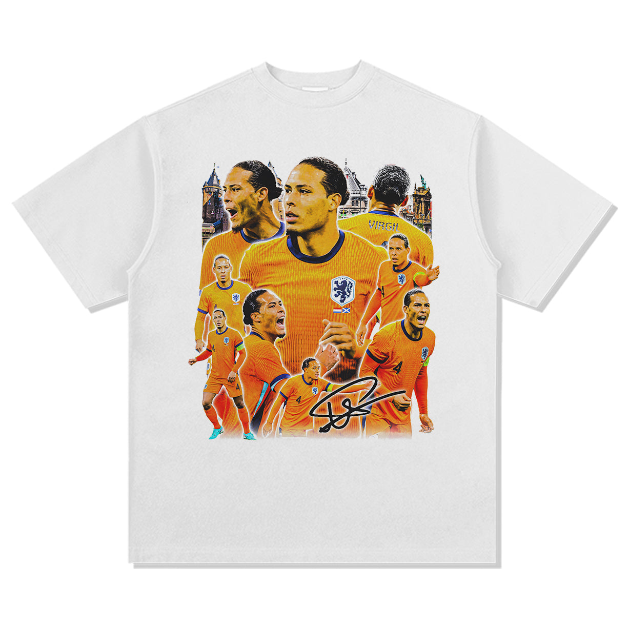 Virgil van Dijk Signature Tee Hoodie, Sweatshirt | CoreVibeTees.com (Image 4)