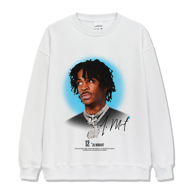 Ja Morant Sweatshirt NBA T-Shirts, Hoodie | CoreVibeTees.com (Image 3)