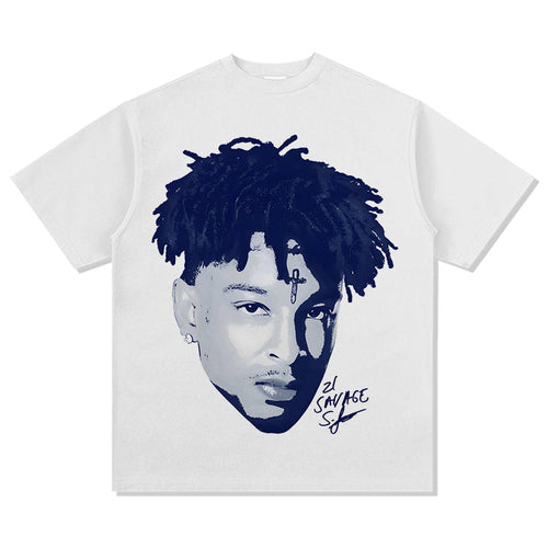 21 Savage Signature Tee Hoodie, Sweatshirt | CoreVibeTees.com (Image 1)