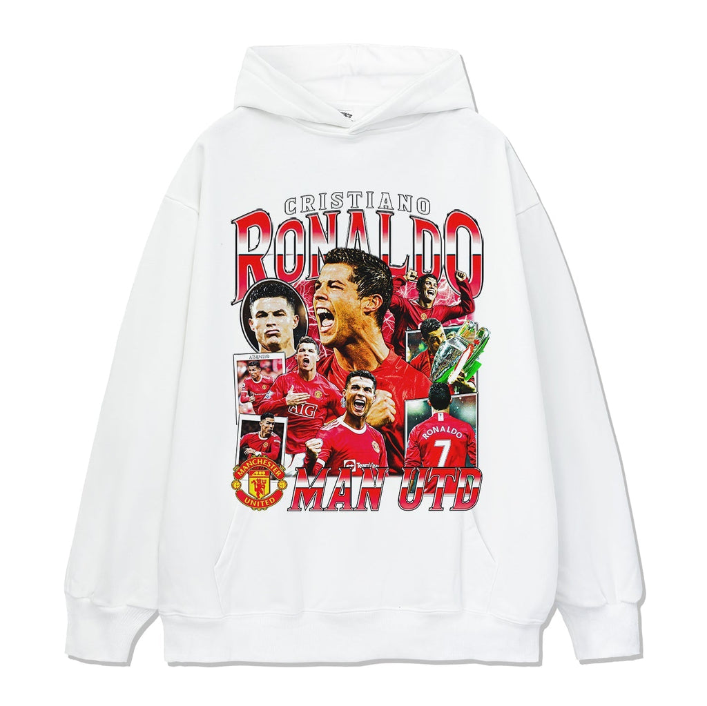 Cristiano Ronaldo Manchester United Hoodie T-Shirts, Sweatshirt | CoreVibeTees.com (Image 3)