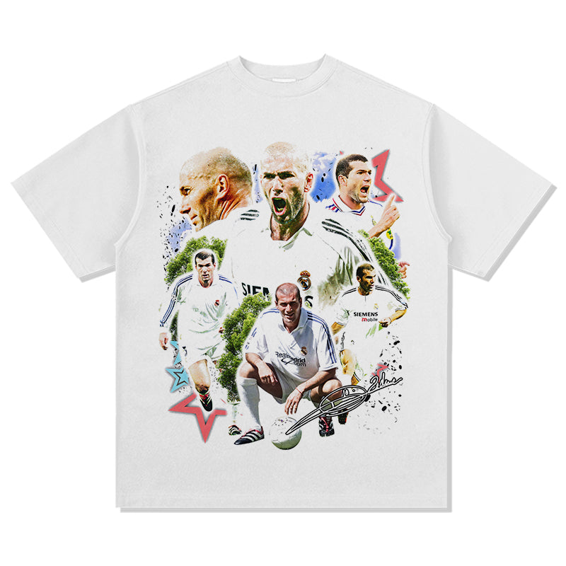 Zinedine Zidane "Signature"TEE Hoodie, Sweatshirt | CoreVibeTees.com (Image 4)