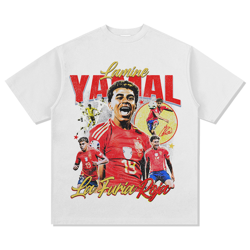 Lamine Yamal "La Furia Roja"TEE Hoodie, Sweatshirt | CoreVibeTees.com (Image 4)