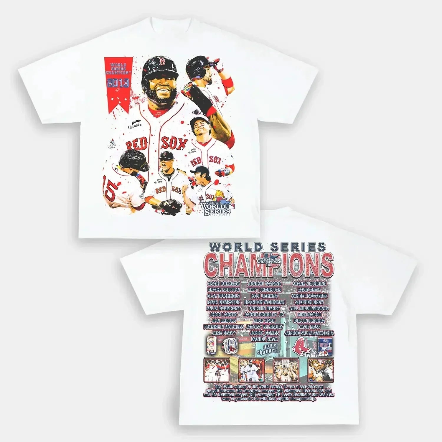World Series champs Red Sox Back Design TEE Hoodie, Sweatshirt | CoreVibeTees.com (Image 2)