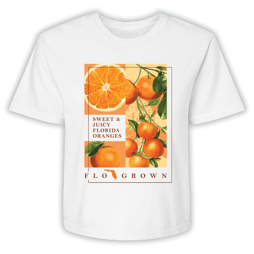 Sweet & Juicy Oranges Womens Tee Hoodie, Sweatshirt | CoreVibeTees.com (Image 1)