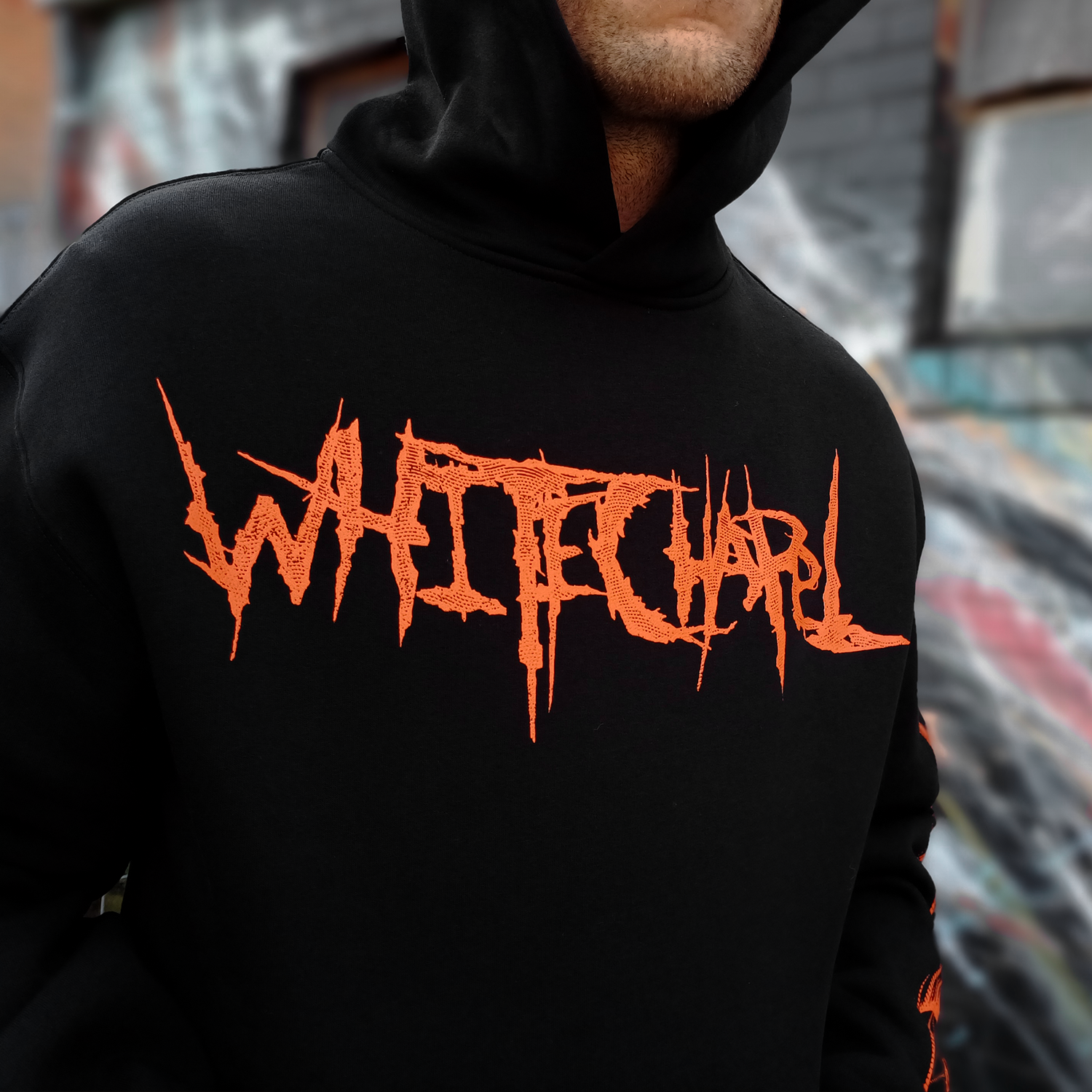 Flaming Cult Pullover Hoodie (Black) T-Shirts, Sweatshirt | CoreVibeTees.com (Image 3)