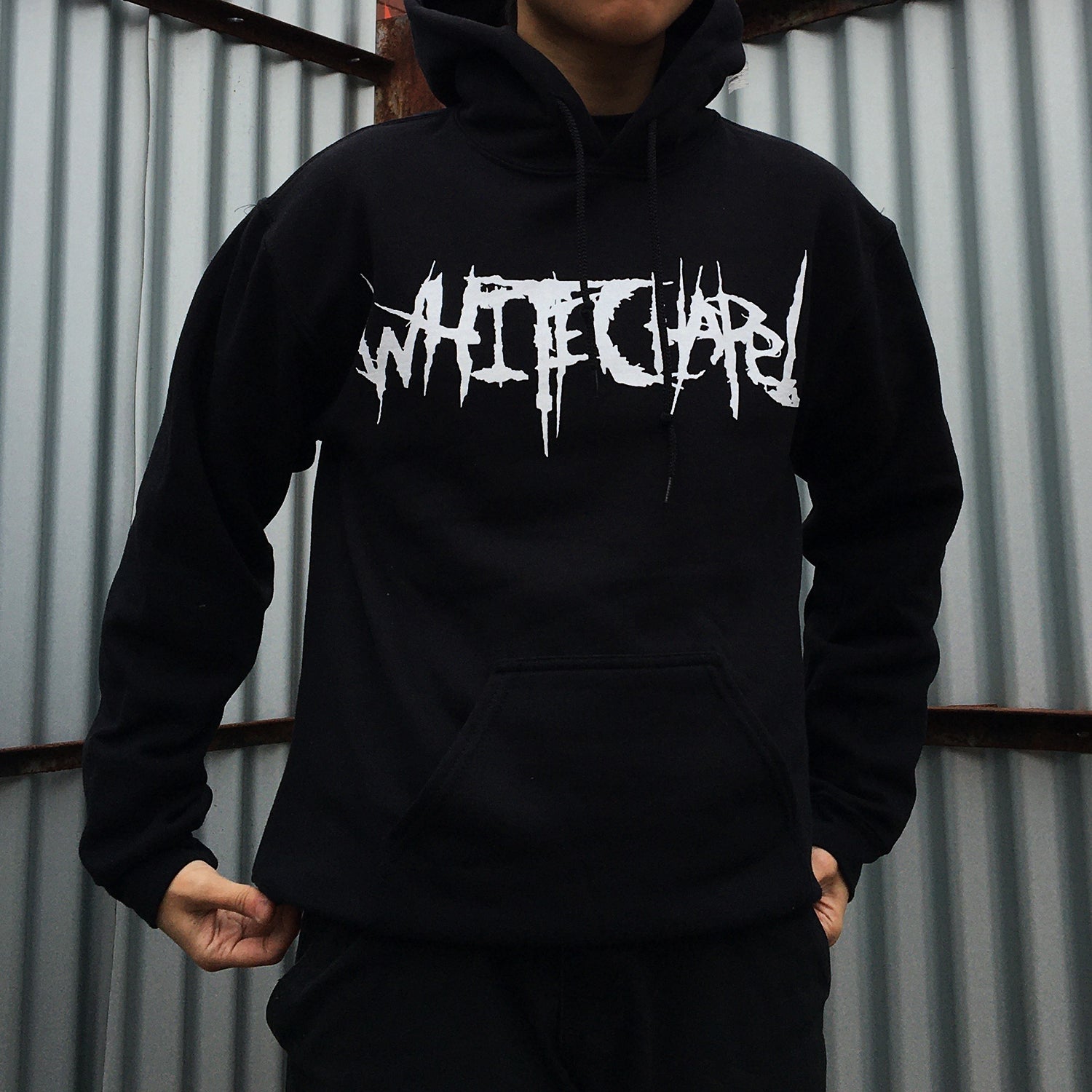 Classic Logo Pullover Hoodie (Black) T-Shirts, Sweatshirt | CoreVibeTees.com (Image 2)