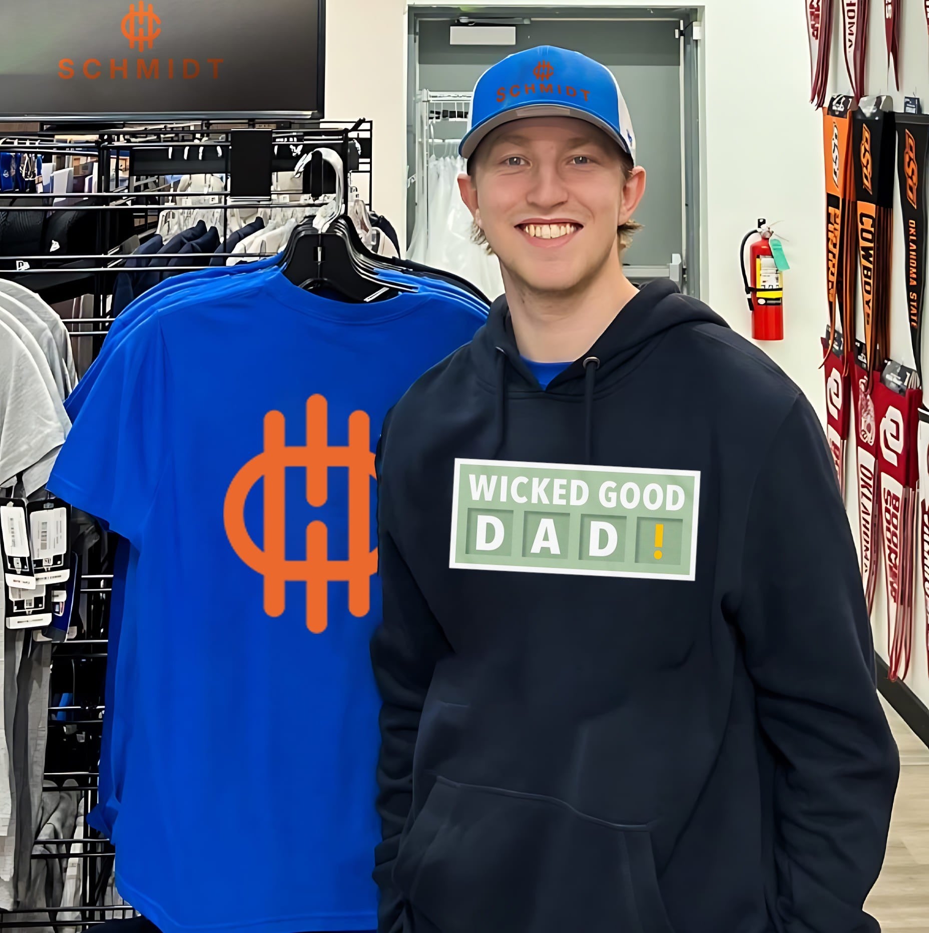 Wicked Good Dad Scoreboard shirt
