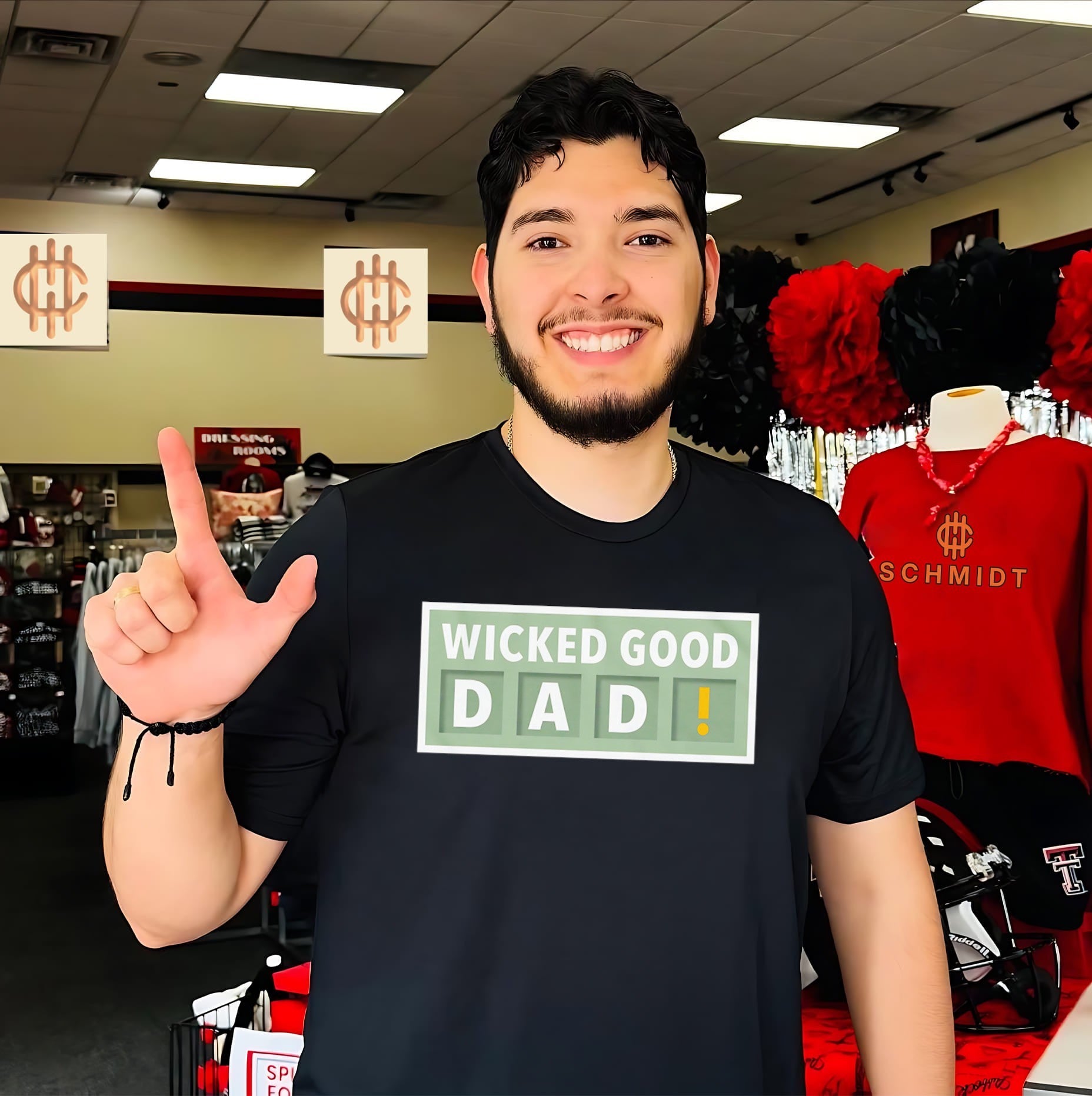 Wicked Good Dad Scoreboard shirt