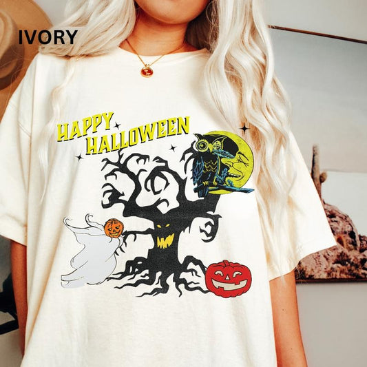 Wicked Halloween T-shirt, Comfort Colors Shirt, Halloween Graphic Shirt, Monster Shirt, Vintage Shirt Cotton Fabric