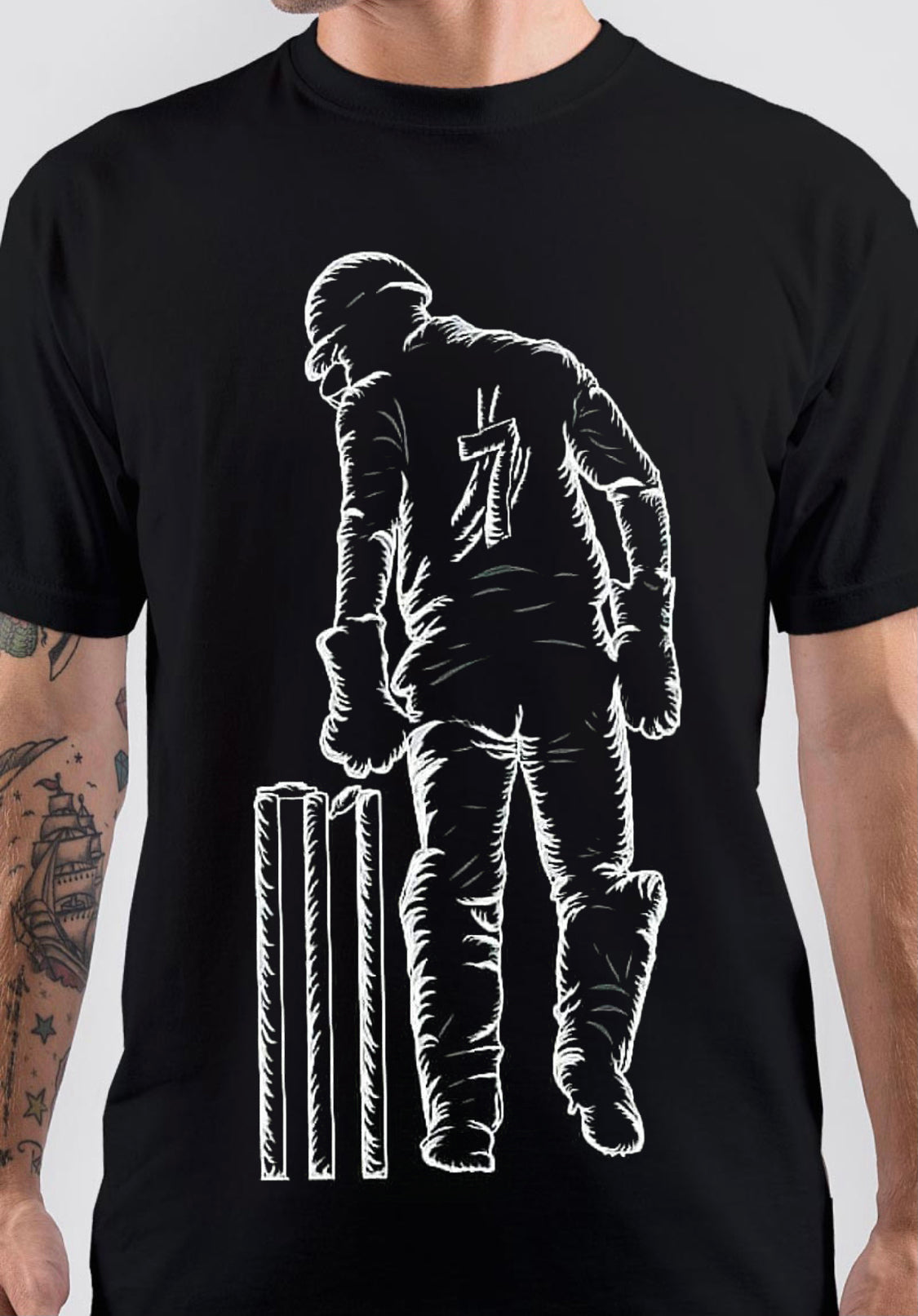 Wicket Keeper MS Dhoni T-Shirt Hoodie, Sweatshirt | CoreVibeTees.com