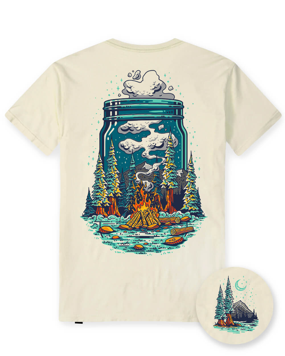 Wild Retreat Vintage Tee Hoodie, Sweatshirt | CoreVibeTees.com (Image 1)
